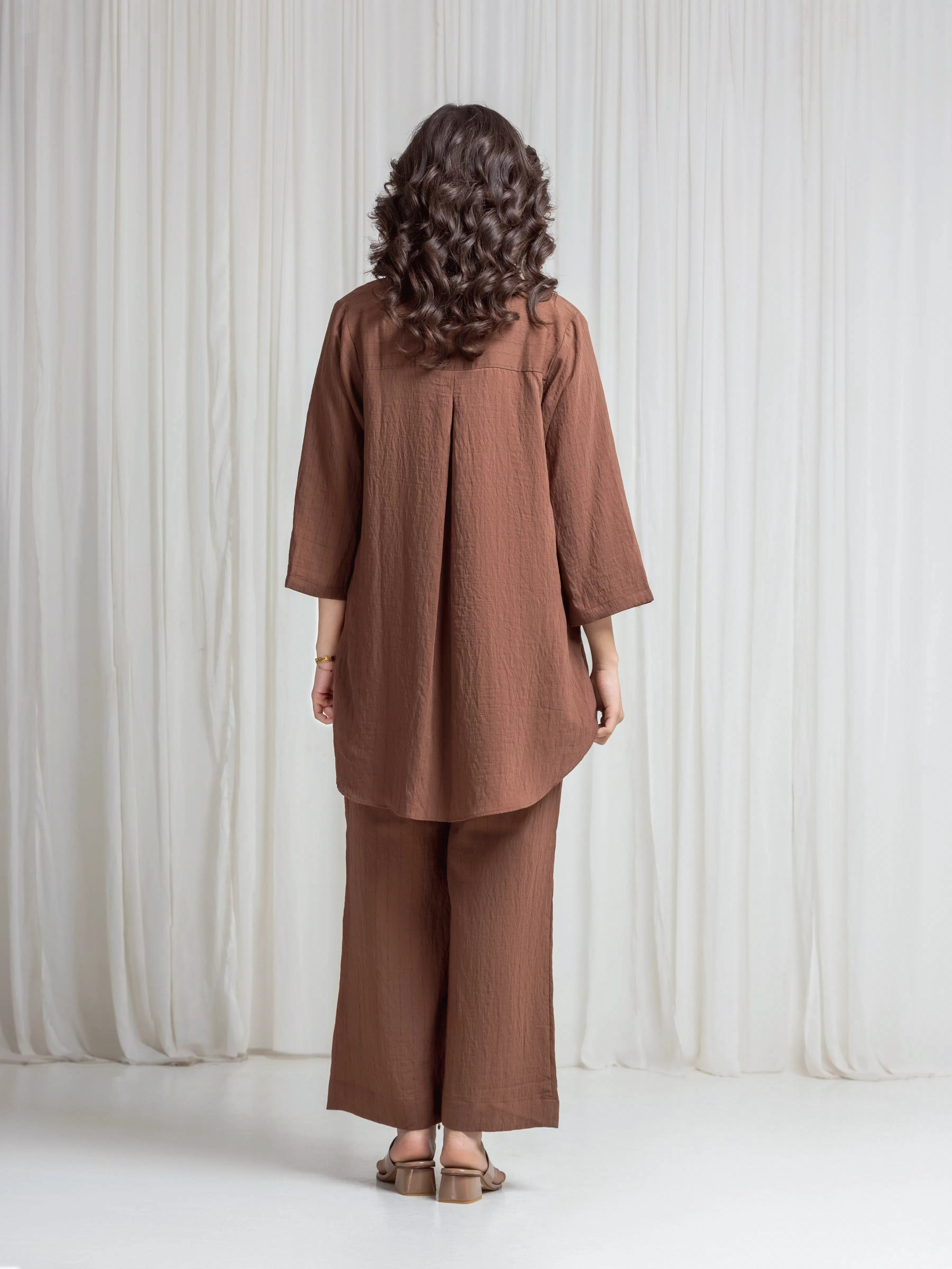 URB Pret Solid Viscose Co-Ord Set