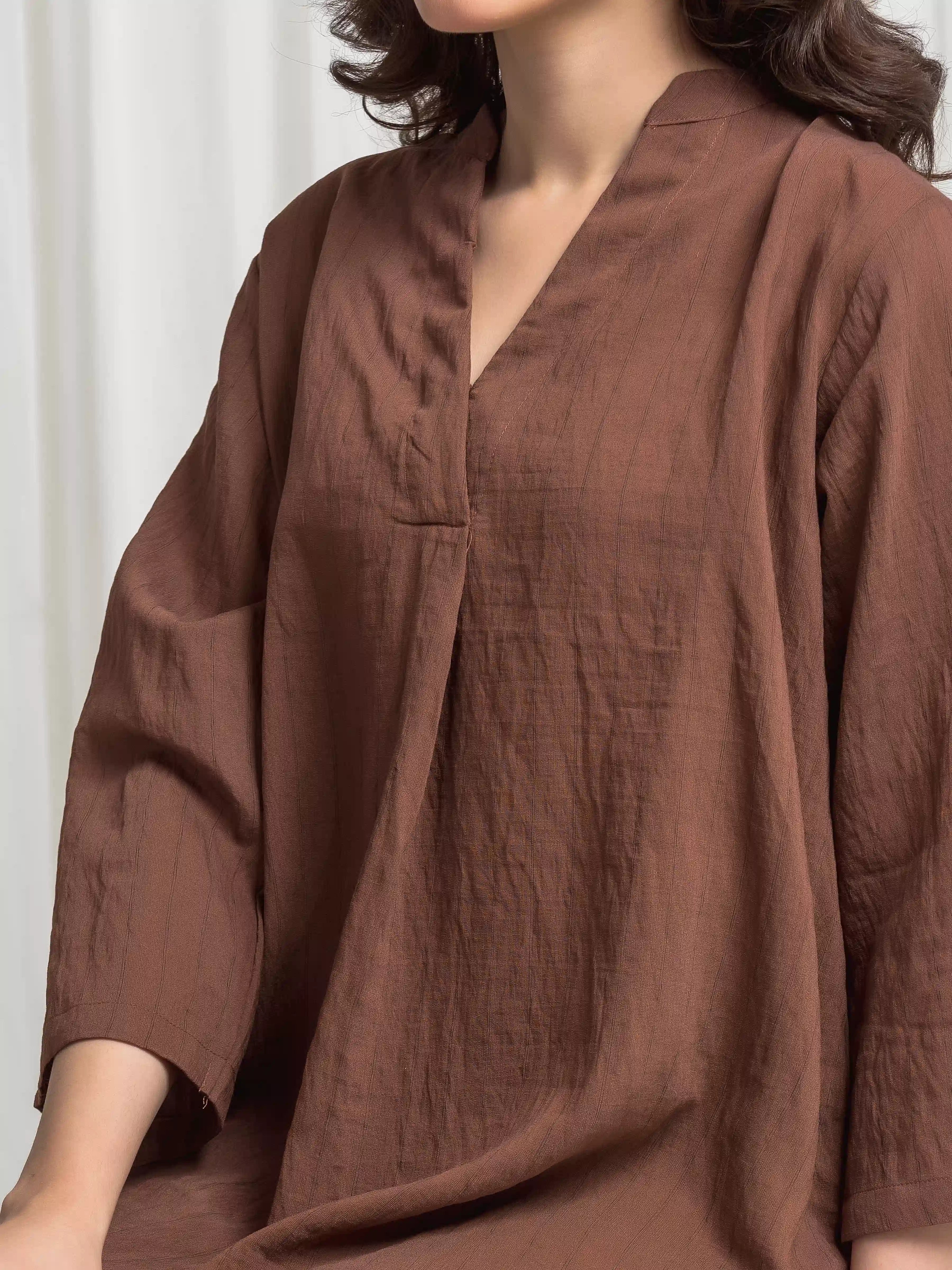 URB Pret Solid Viscose Co-Ord Set
