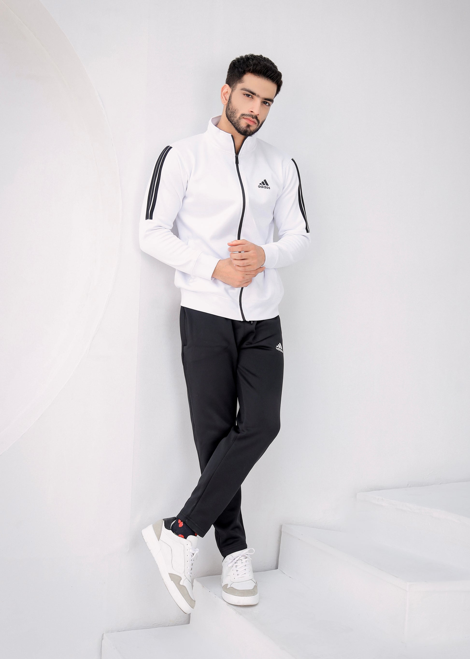 URB White Stipe Winter Tracksuit