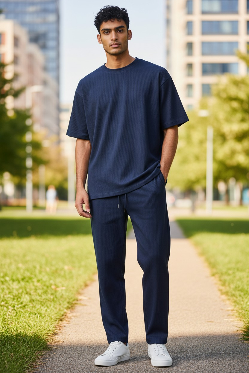 ZARA PREMIUM LYCRA DRI-FIT TRACKSUIT (NAVY BLUE)
