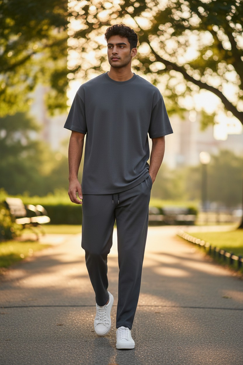 ZARA PREMIUM LYCRA DRI-FIT TRACKSUIT (DARK GREY)