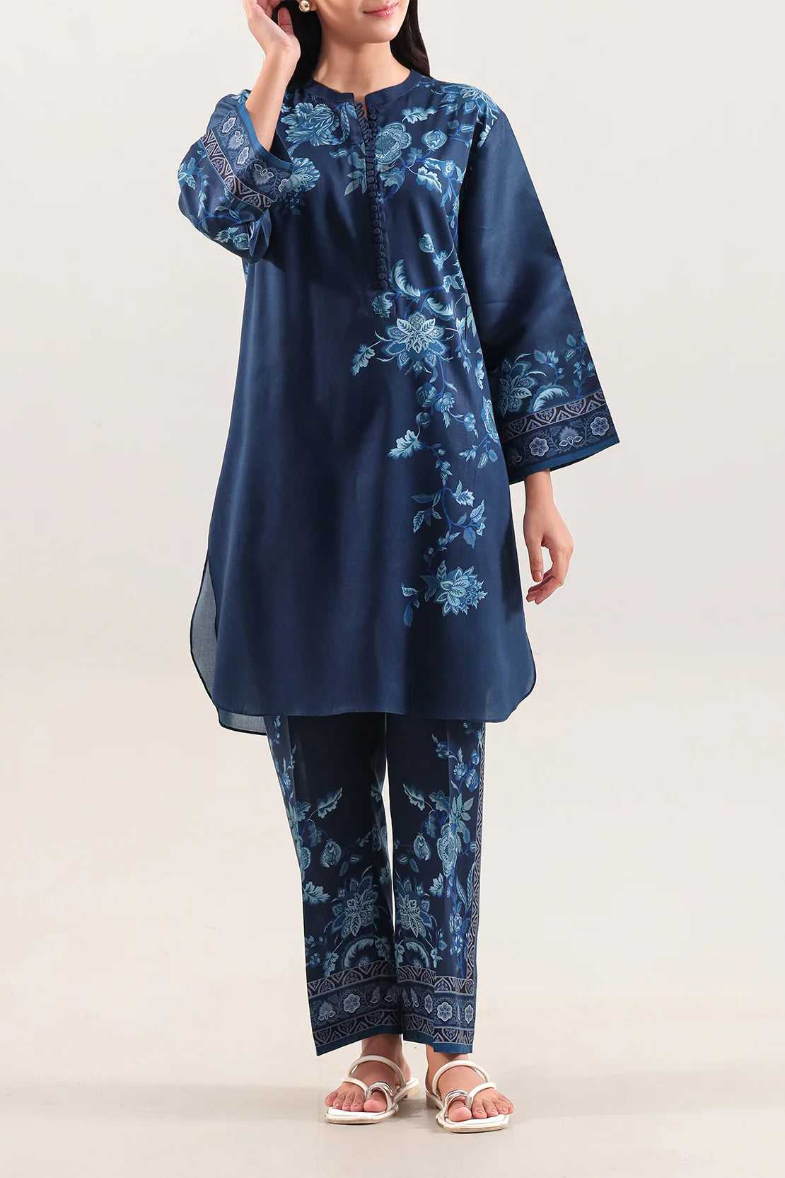 URB Printed Arabic Lawn Stitched 2 Piece