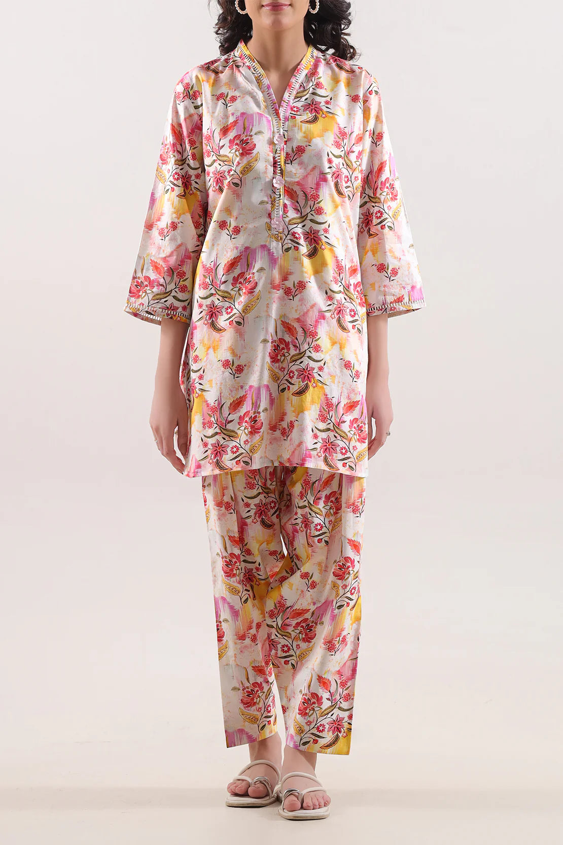 URB Printed Lawn Stitched 2 Piece