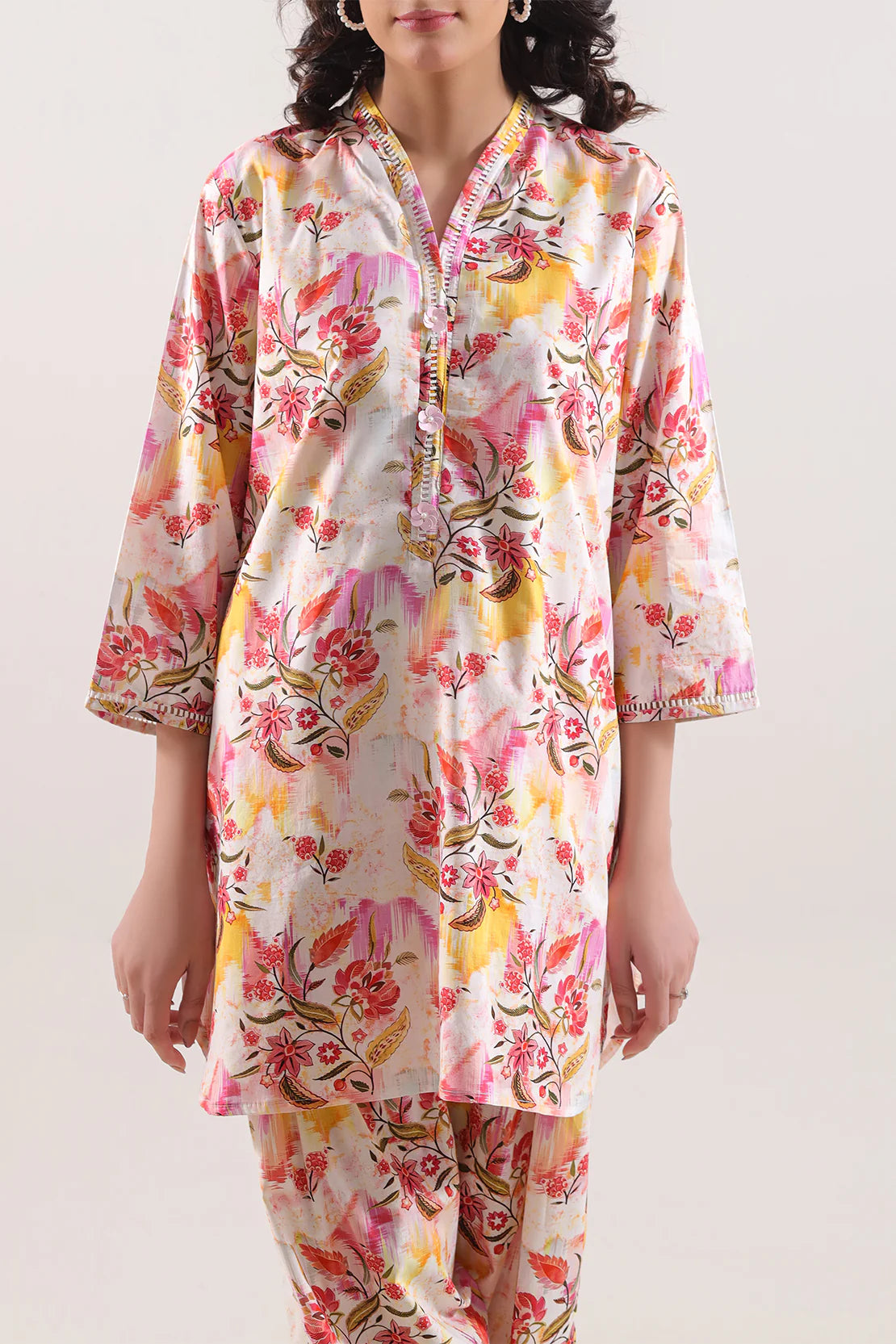 URB Printed Lawn Stitched 2 Piece