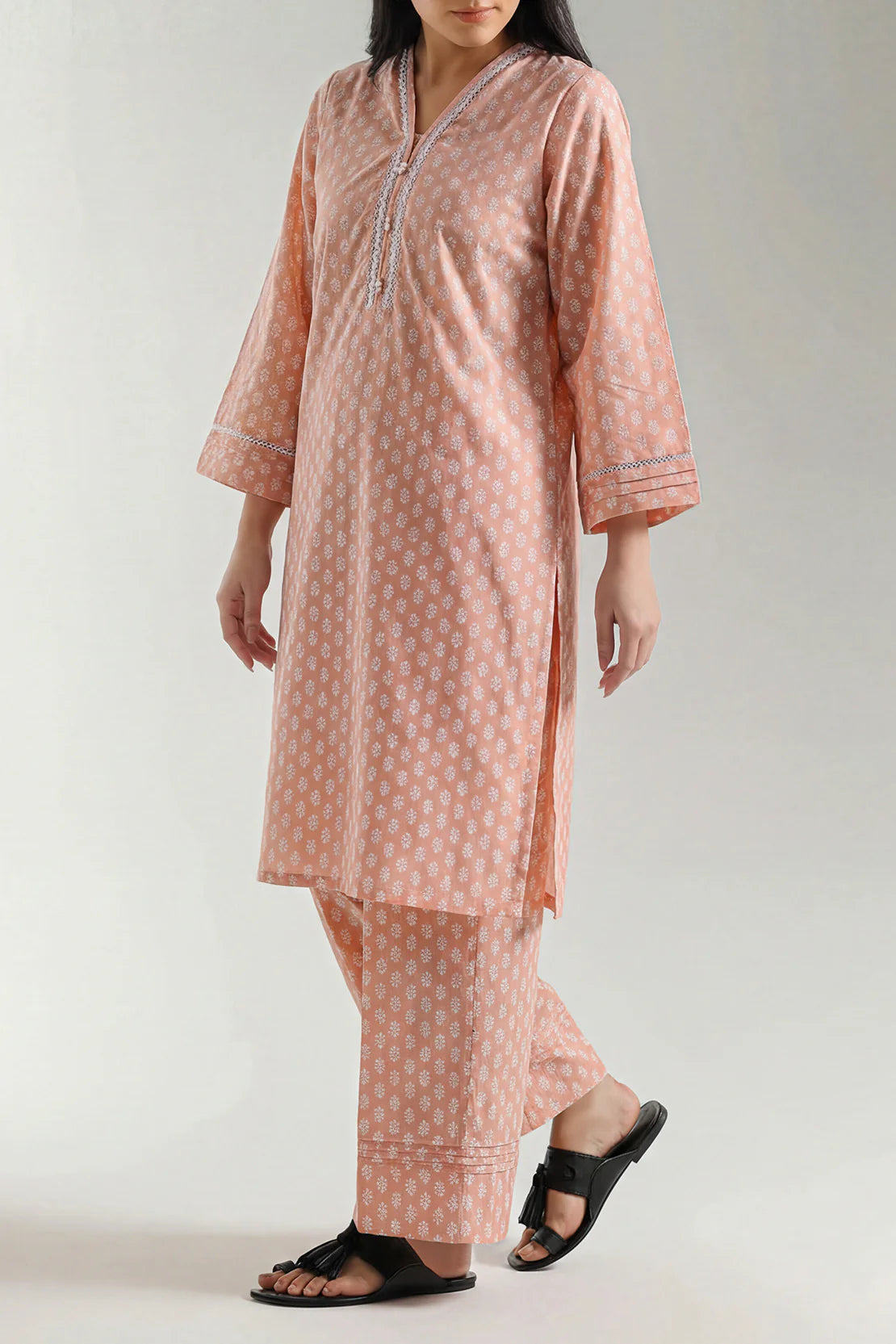 URB Printed Lawn Stitched 2 Piece