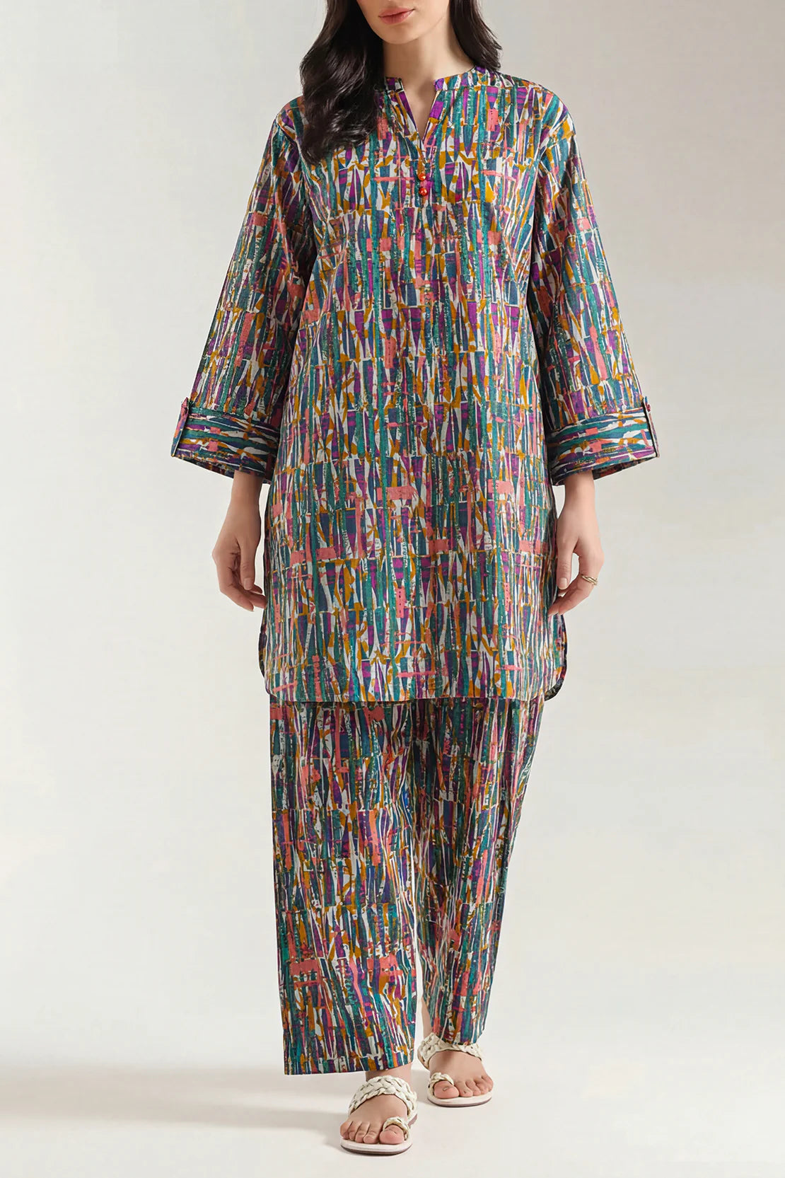 URB Printed Lawn Stitched 2 Piece