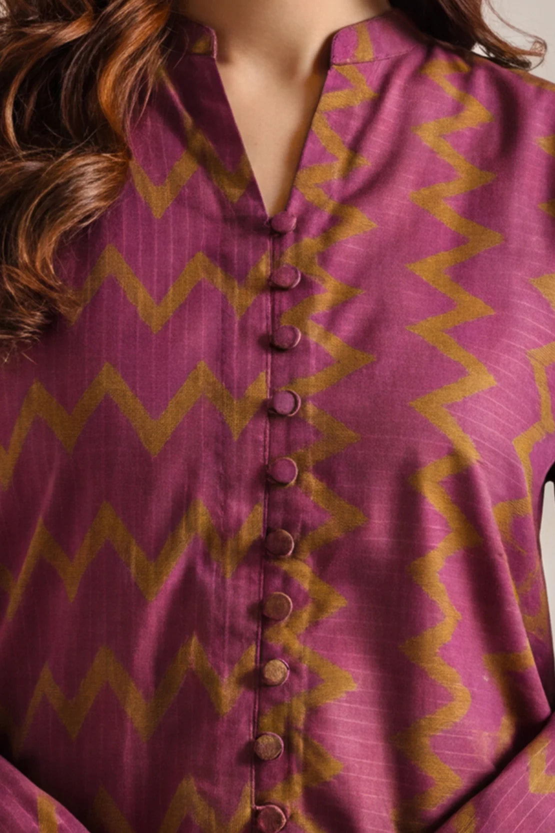 URB Printed Self Strip Lawn Stitched 2 Piece