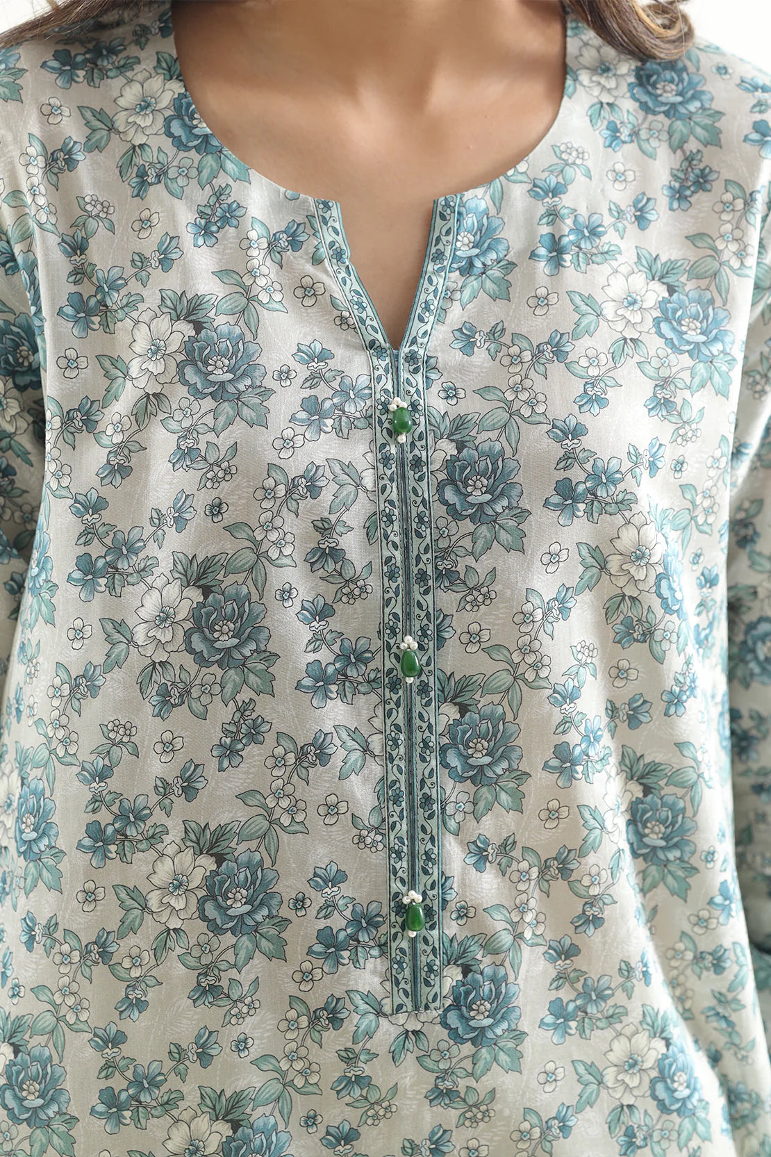 URB Unstitched Printed Lawn 3 Piece