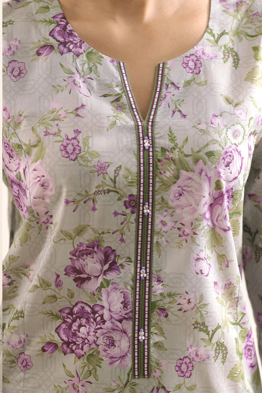 URB Unstitched Printed Lawn 3 Piece