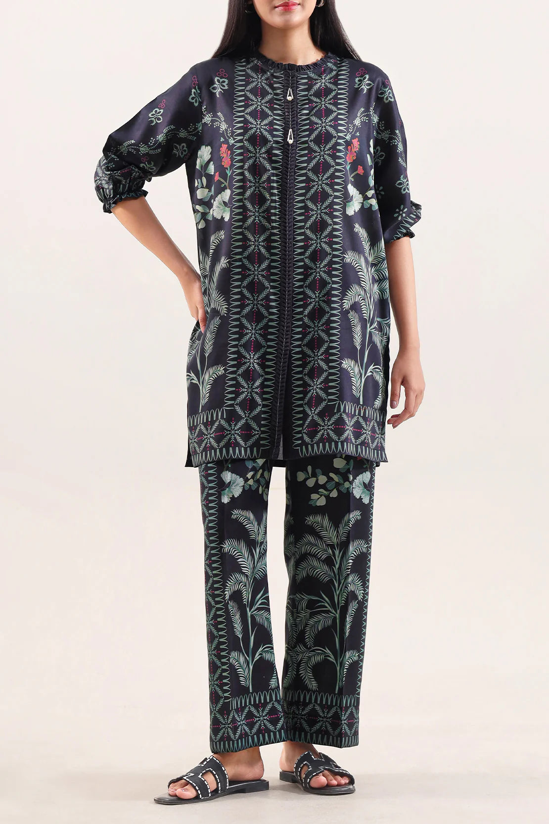 URB Printed Arabic Lawn Stitched 2 Piece