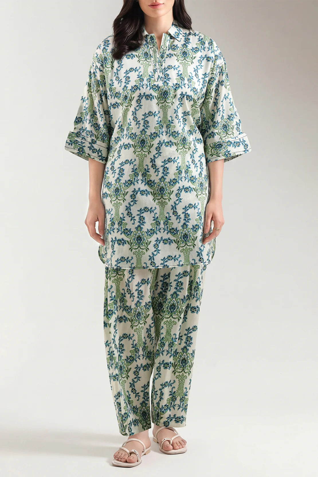 URB Printed Arabic Lawn Stitched 2 Piece