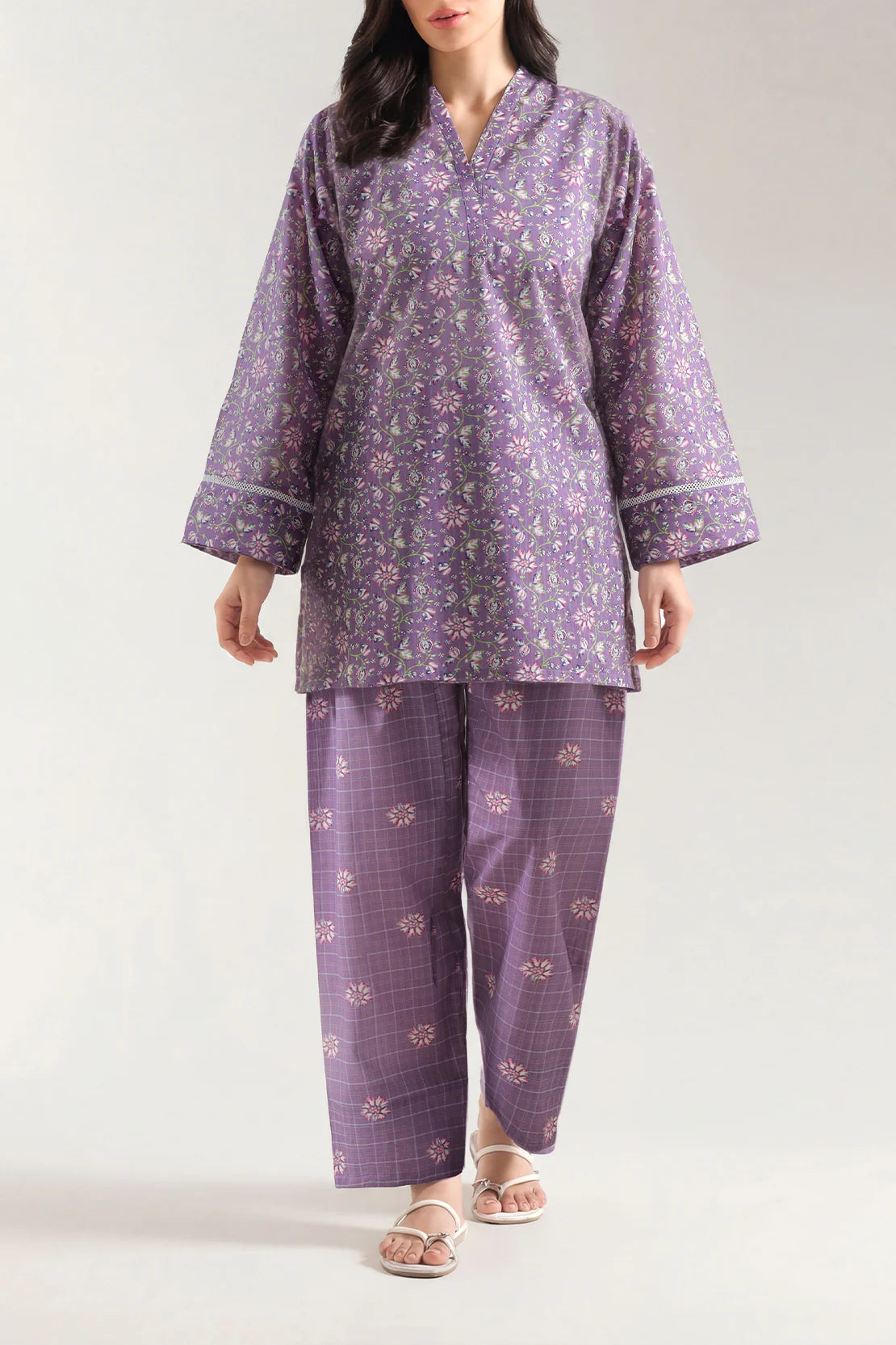 URB Printed Lawn Stitched 2 Piece